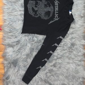 Cropped Metallica long sleeve